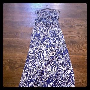 Lilly Pulitzer Strapless Maxi Dress